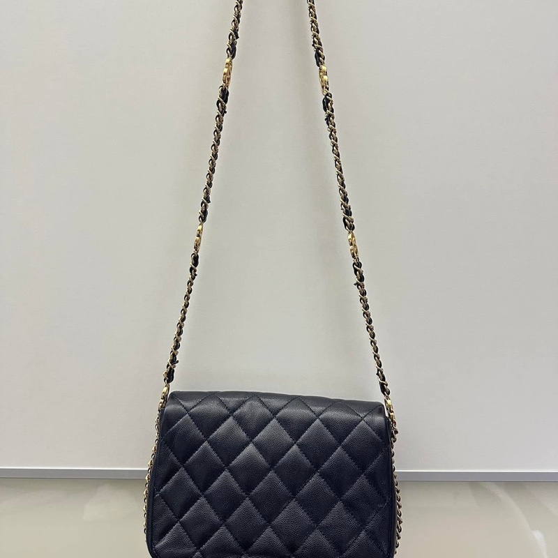 95成新 香奈兒深藍色 20*15*6公分-6