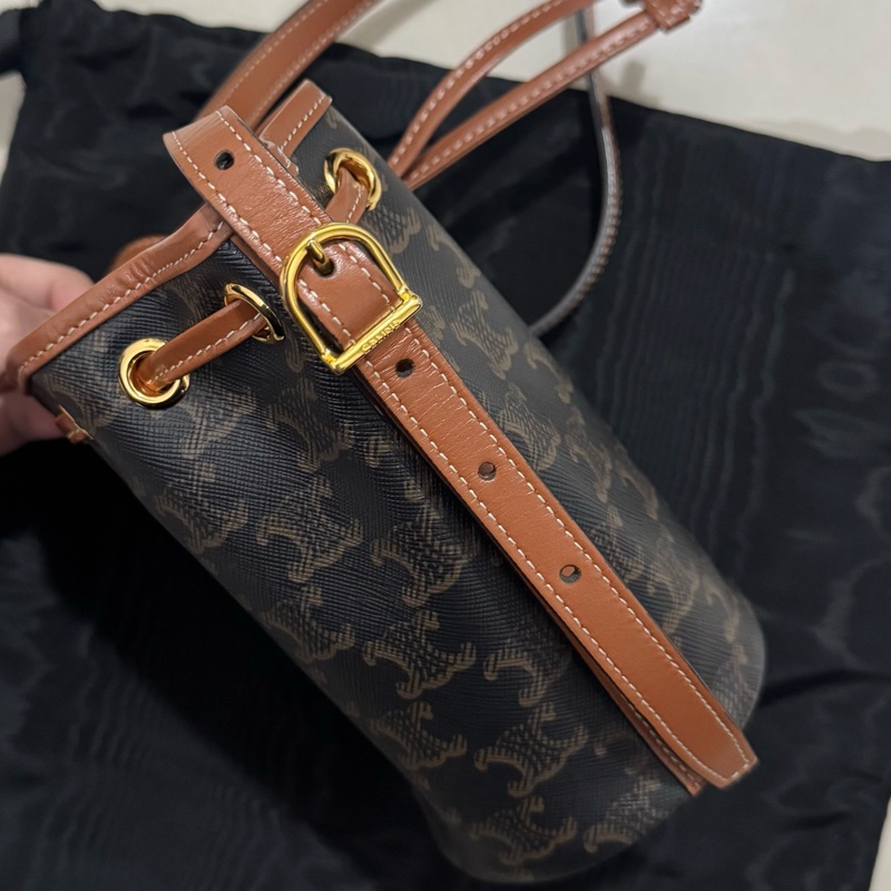 Celine 老花經典mini水桶包-3