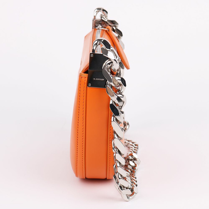 【包稅】BURBERRY 橙色皮革 Olympia 迷你鏈條包-4