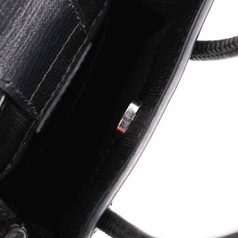 【包稅】BALENCIAGA 黑色手機標誌迷你斜背包 693805-10