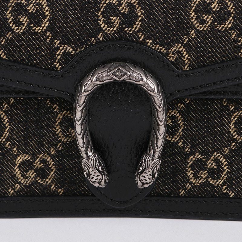 【包稅】GUCCI 黑色狄俄尼索斯鏈條超迷你包 476432-2