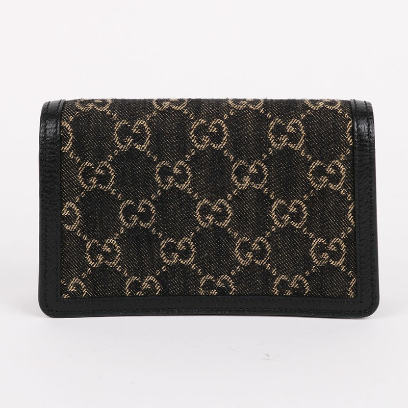 【包稅】GUCCI 黑色狄俄尼索斯鏈條超迷你包 476432-5