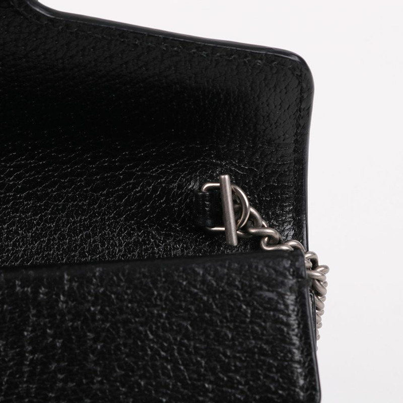 【包稅】GUCCI 黑色狄俄尼索斯鏈條超迷你包 476432-7