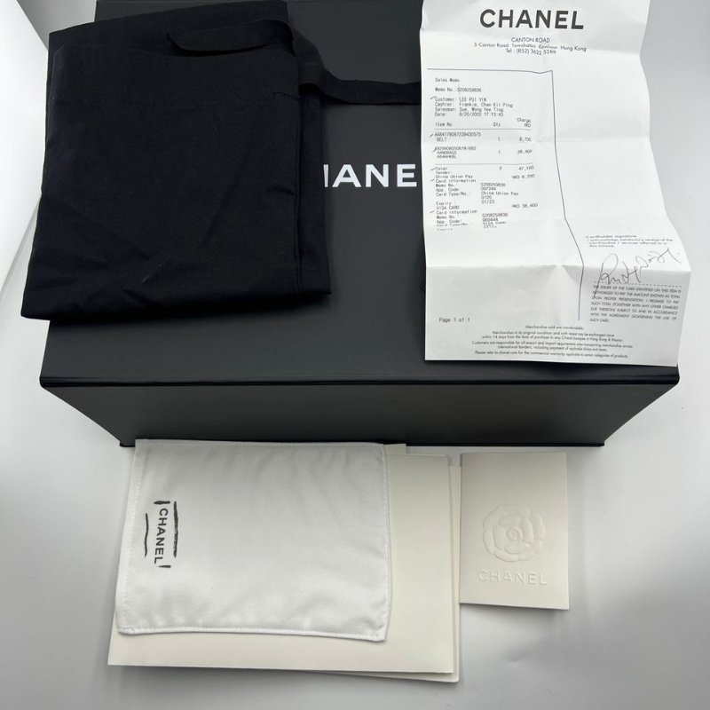 香奈兒紅金手柄小型 Coco Handle 手提斜背兩用包-8