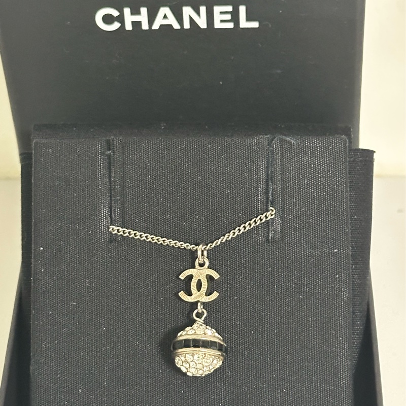 香奈兒B17可調節水鑽迪斯可球項鍊-9