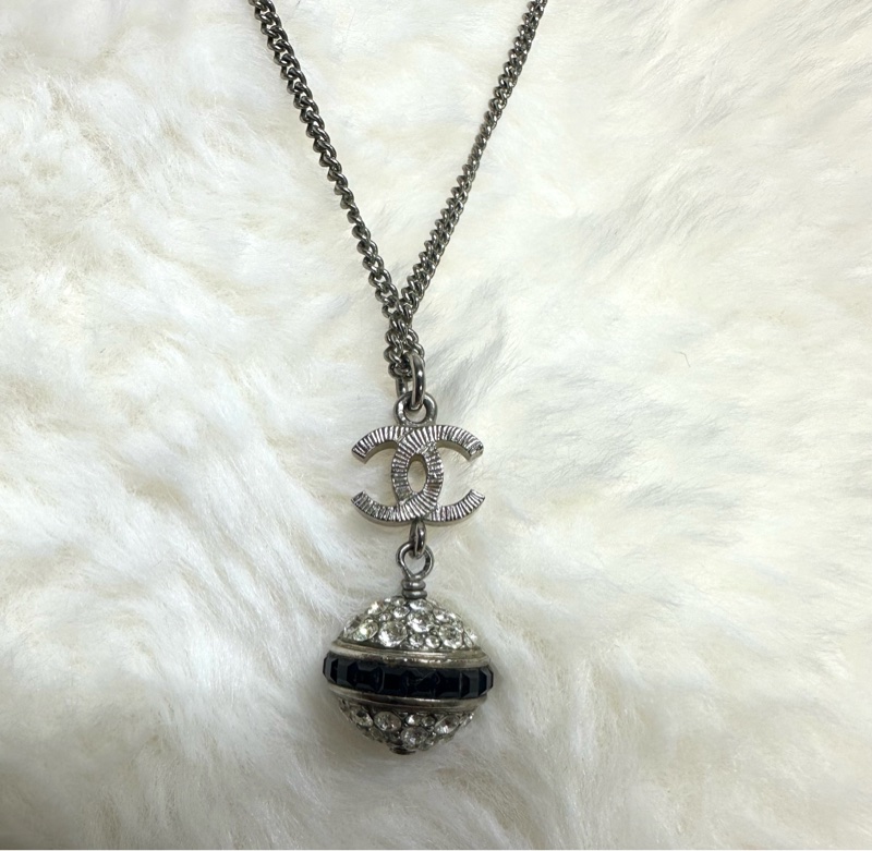 香奈兒B17可調節水鑽迪斯可球項鍊-18