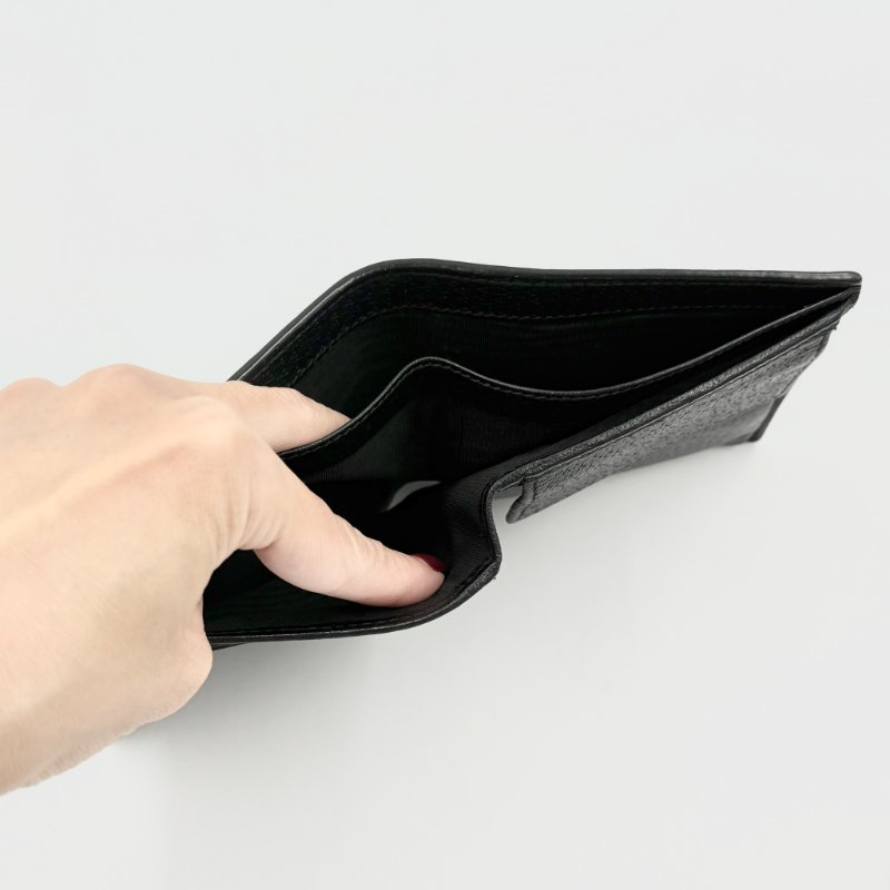 GUCCI - 黑色牛皮蜜蜂對開短夾-4