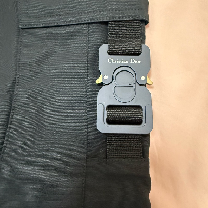 Dior black technical cargo pants with ALYX buckles 48 長褲-5