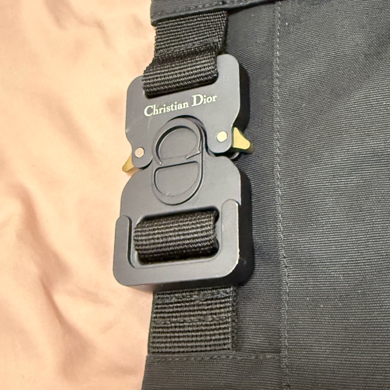 Dior black technical cargo pants with ALYX buckles 48 長褲-6