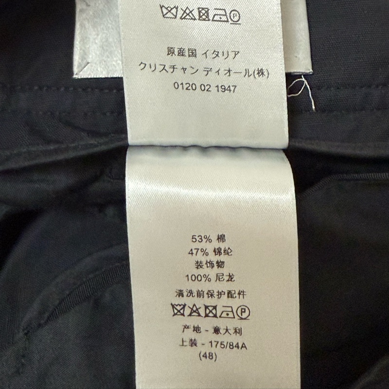 Dior black technical cargo pants with ALYX buckles 48 長褲-8