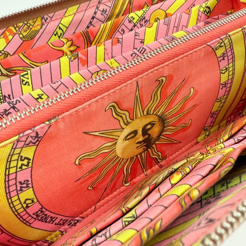 HERMES - 棕色EPSOM  Silk'in Azap 絲巾長夾-9