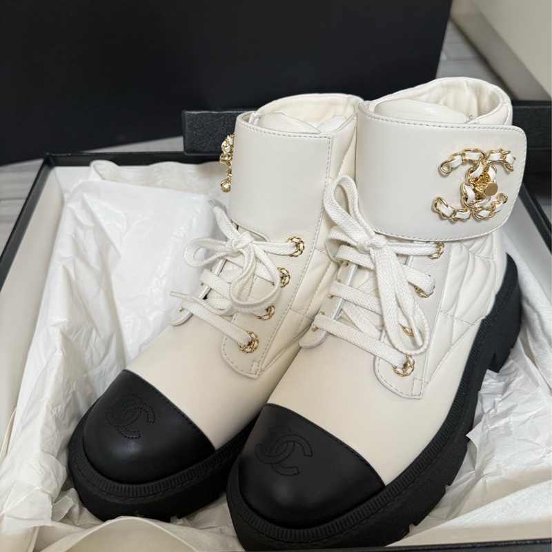 全新Chanel Combat boots-2