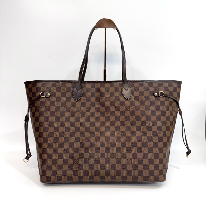 🧳路易威登托特包LV棋盤格NeverfullGM N41357-3