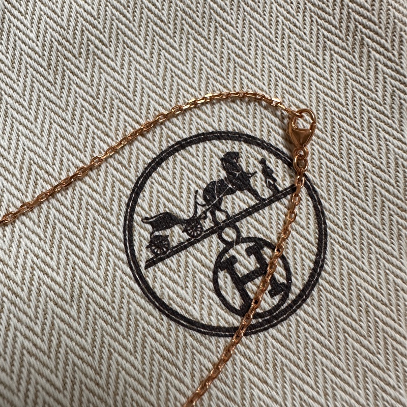 Hermes Mini Pop H墜飾 淺粉色-5