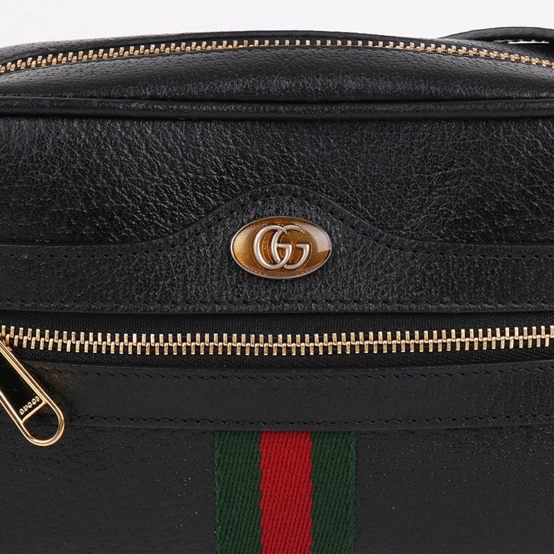 【包稅】GUCCI Ophidia黑色迷你女士斜背包 517350-2