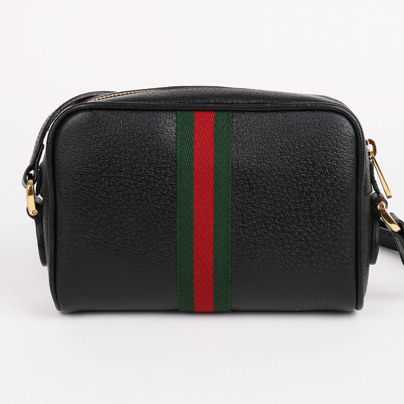 【包稅】GUCCI Ophidia黑色迷你女士斜背包 517350-4