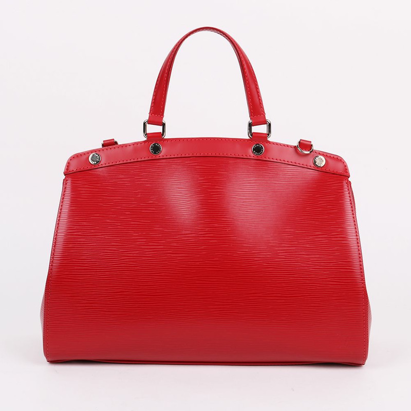 【包稅】LOUIS VUITTON Brea MM 紅色手提包與肩背包-0