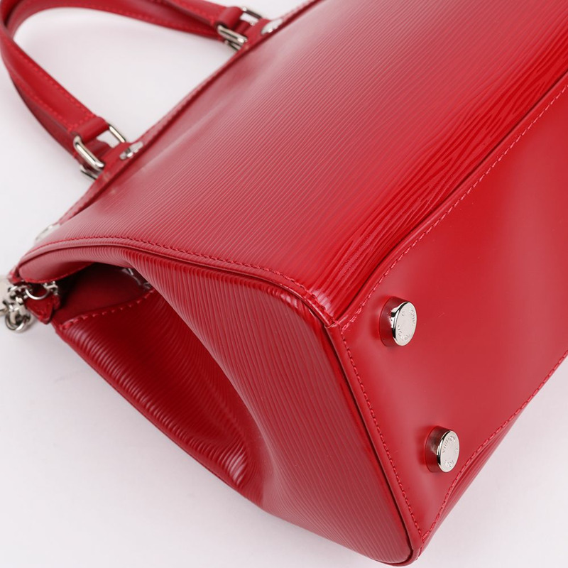 【包稅】LOUIS VUITTON Brea MM 紅色手提包與肩背包-8