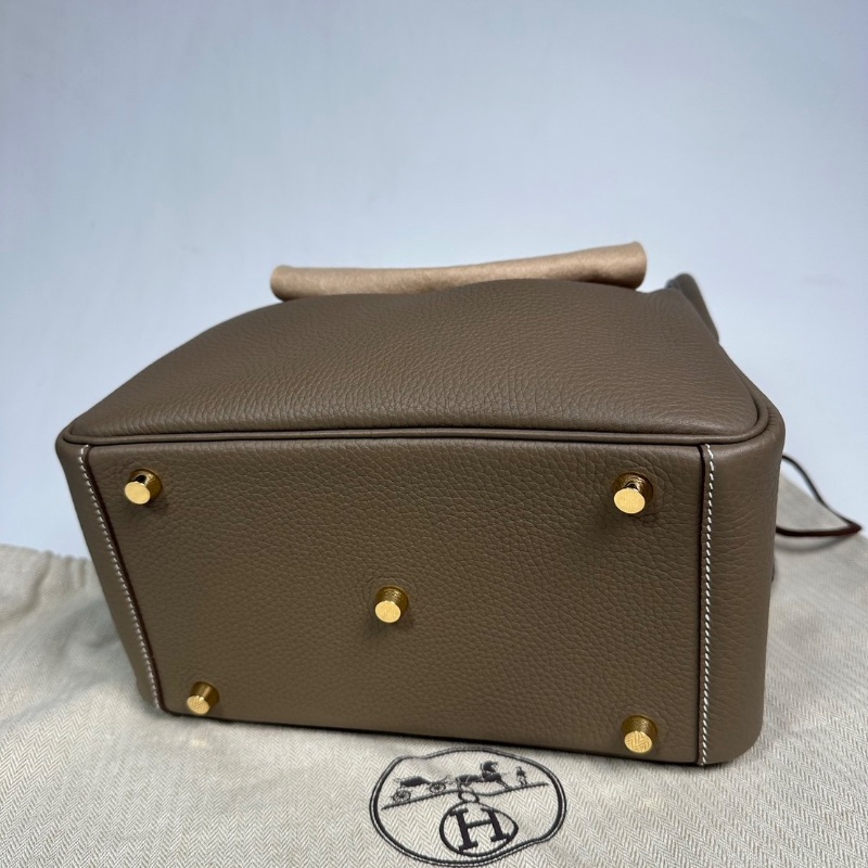 Hermes lindy26 大象灰金扣26×15×14cm 全新閒置配件塵袋鎖鑰匙盒子-4