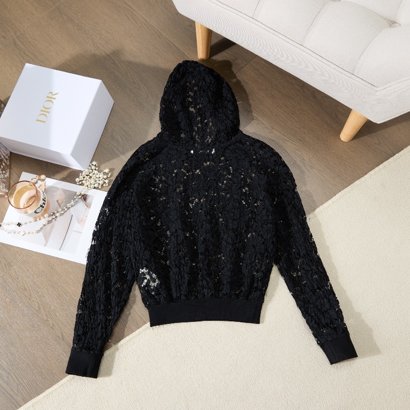 ❤️ VALENTINO LOGO款 蕾絲連帽上衣 時尚設計搭配出你的獨特氣質-8