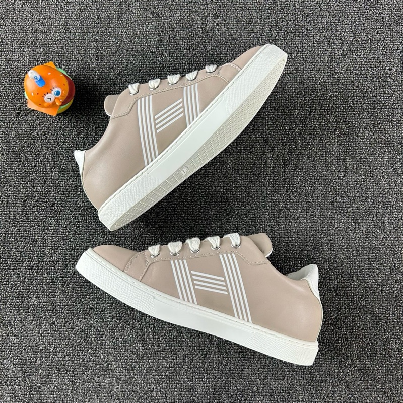 98新Hermes愛馬仕徽標板鞋 尺碼：35 側面大H時尚靚眼-5