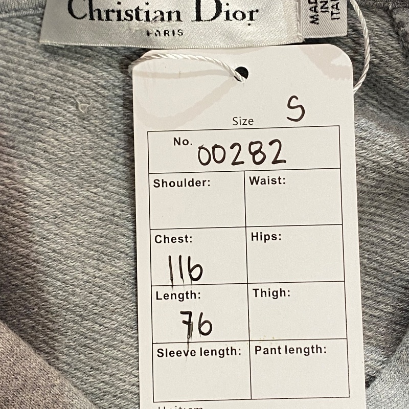 ❤️ DIOR 花卉圖案印花 Logo 連帽衫-9
