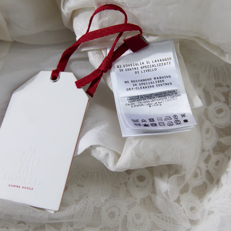 ❤️ MONCLER Gamme Rouge 紅標線 蕾絲裝飾外套 全新帶吊牌-11