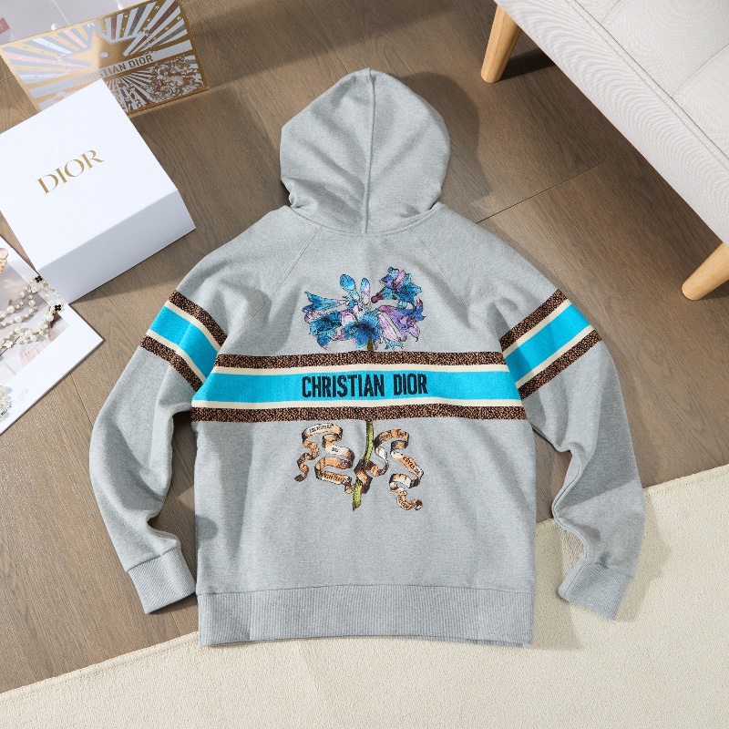 ❤️ DIOR LOGO款 精致圖案 百搭款式 連帽衫-0