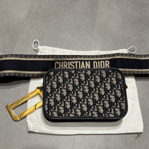 斷捨離～dior oblique 老花大D 手拿相機包+背帶 約8成新