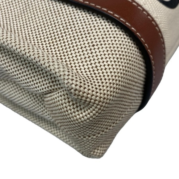 Chloe woody 經典棕色帆布包 小號 手提款-7