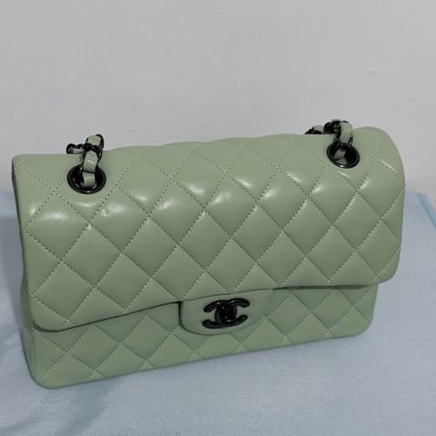 CHANEL CF23 so black 青蘋果綠 限定款