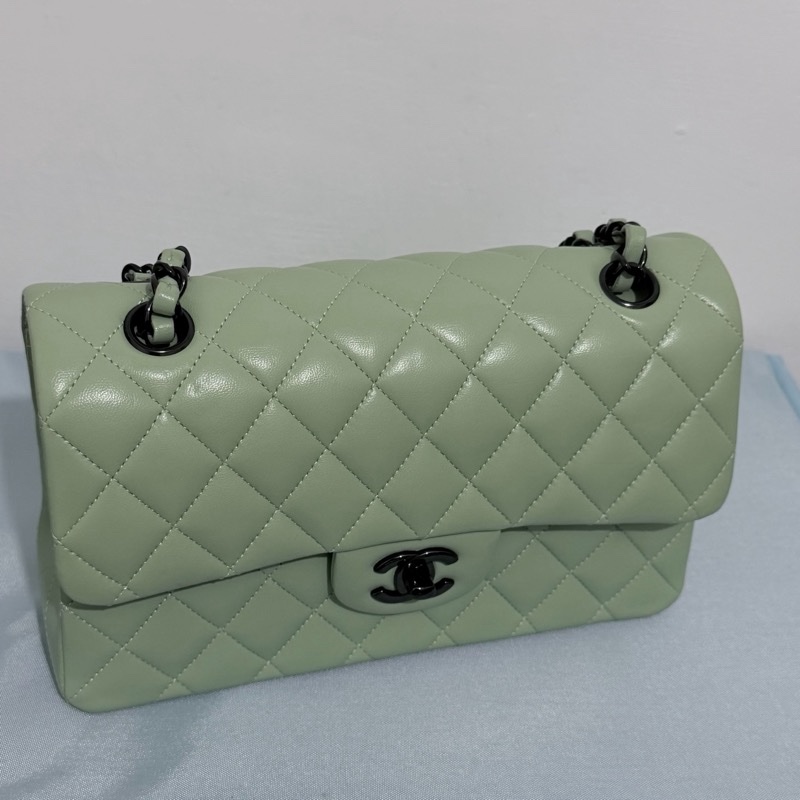 CHANEL CF23 so black 青蘋果綠 限定款-1