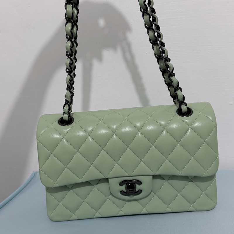 CHANEL CF23 so black 青蘋果綠 限定款-2