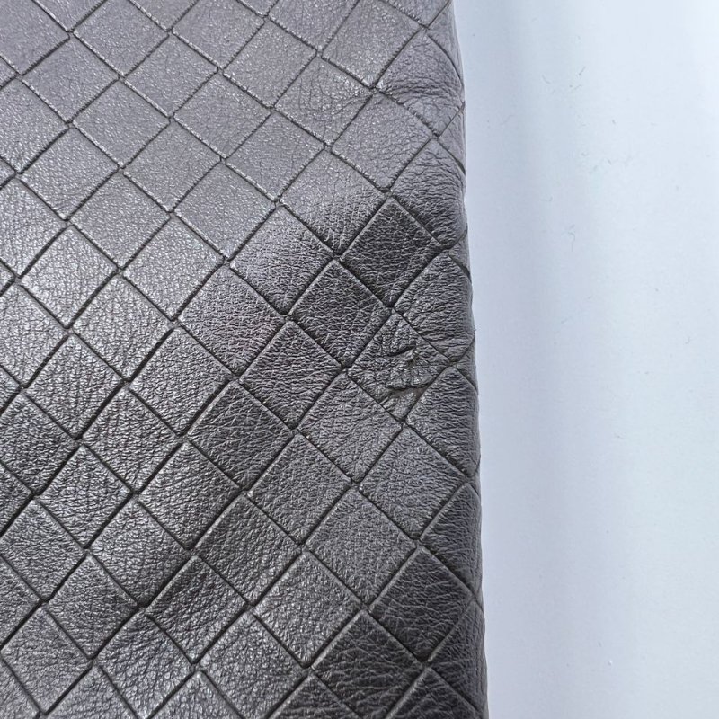 葆蝶家黑色編織托特包 單肩款-20