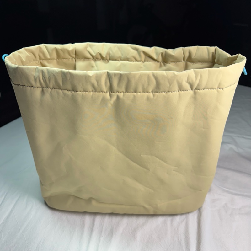 愛馬仕Hermès Cabriole 媽媽包 媽咪包 肩背帆布包 藍白條紋 熊貓刺繡款-16