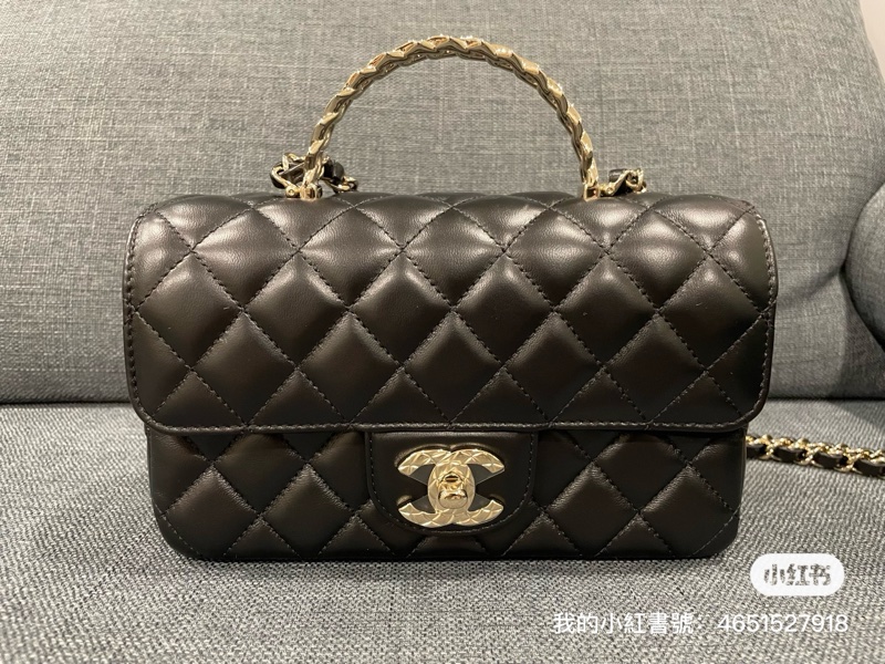 CHANEL香奈兒麥穗手柄包-3