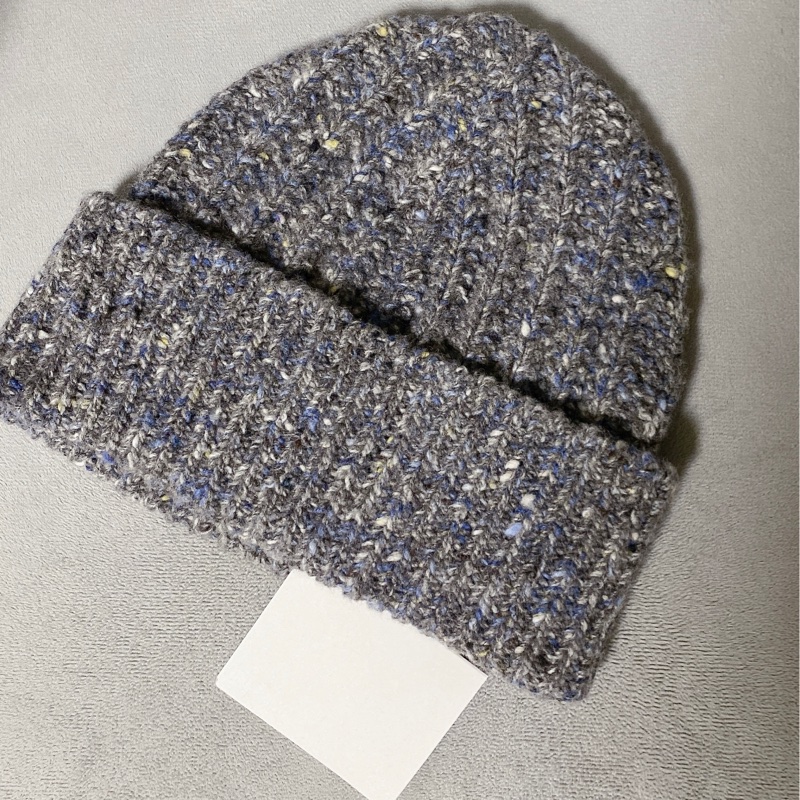 LOEWE 灰毛呢色 x 粉皮革標冷帽-10