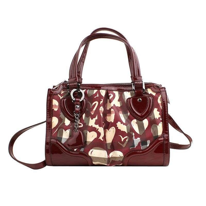 【包稅】BURBERRY 限量版超新星心型褶皺手提包與單肩包-0