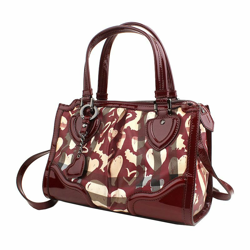 【包稅】BURBERRY 限量版超新星心型褶皺手提包與單肩包-1