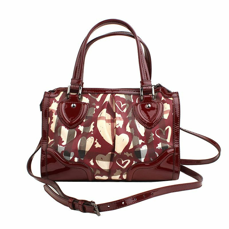 【包稅】BURBERRY 限量版超新星心型褶皺手提包與單肩包-2