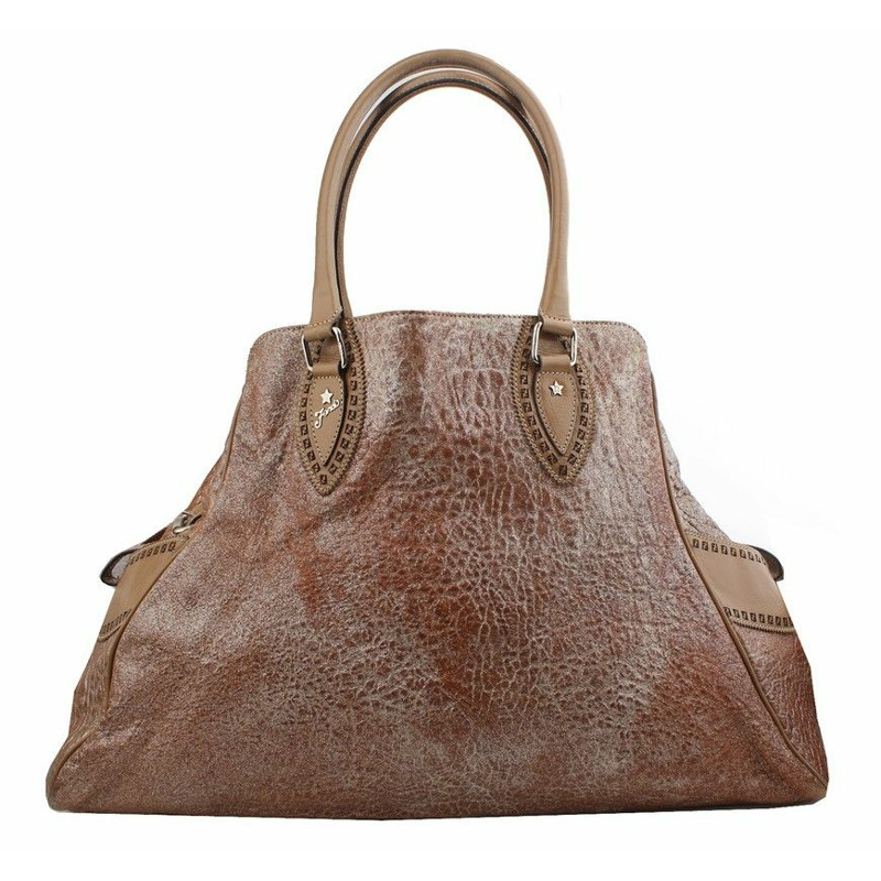 【包稅】FENDI 駱駝閃光壓花Logo大肩-0