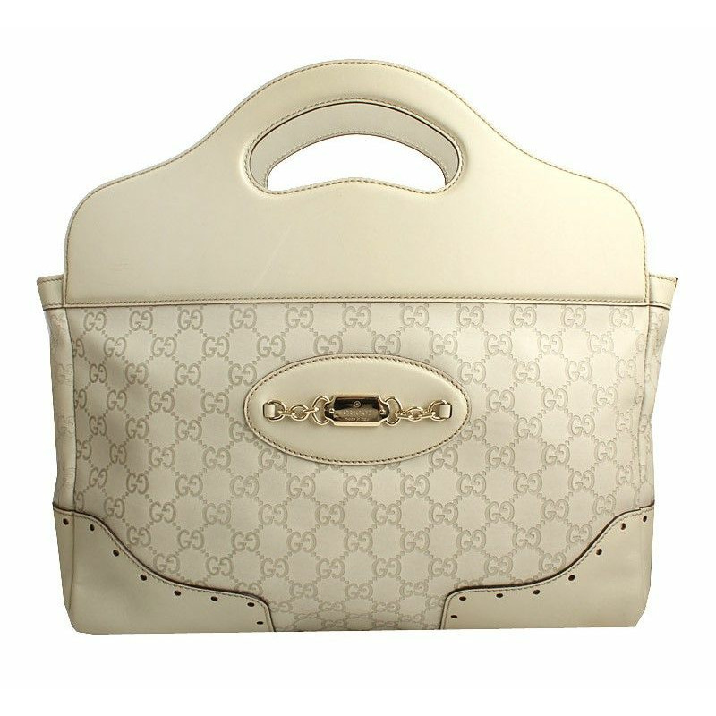 【包稅】GUCCI Sima象牙手提包-0