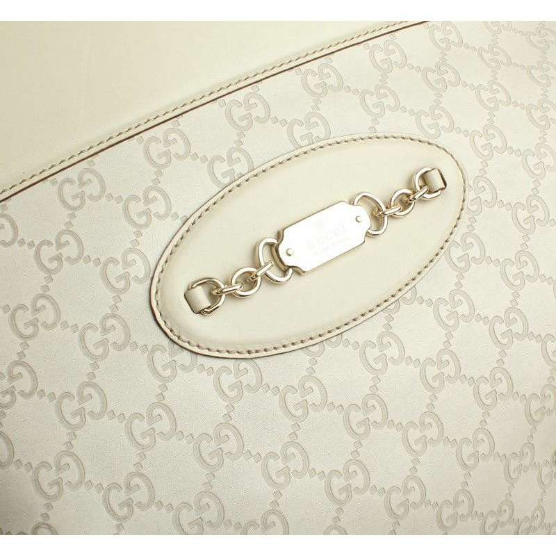 【包稅】GUCCI Sima象牙手提包-5