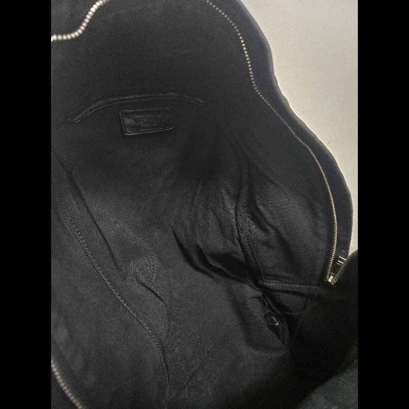 YSL Saint Laurent 聖羅蘭 全皮革 黑色 後背包-27