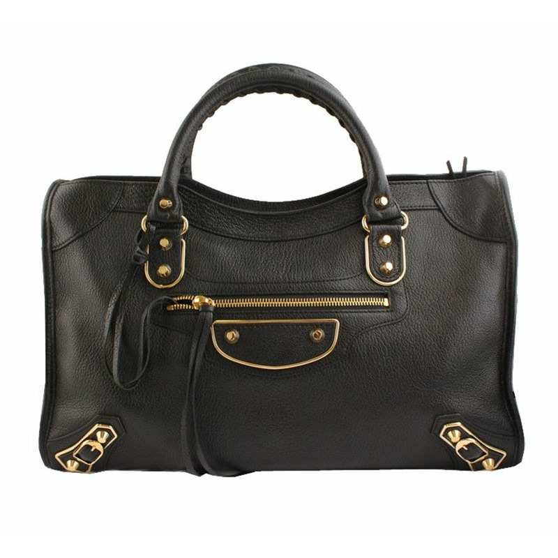 【包稅】BALENCIAGA 金屬邊城市手提包-0