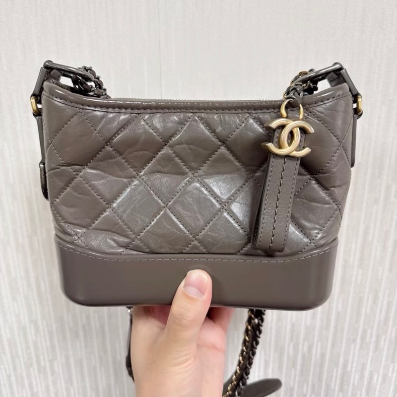【95%新 ✨ 全網最低價】chanel 流浪包 小號 大象灰色 顏色特別高級-0
