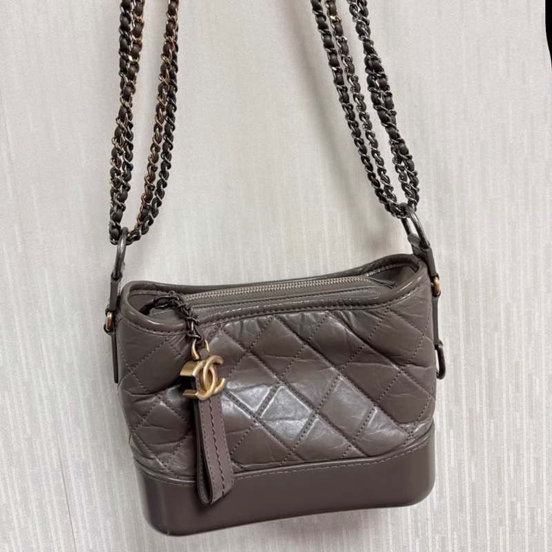 【95%新 ✨ 全網最低價】chanel 流浪包 小號 大象灰色 顏色特別高級-1