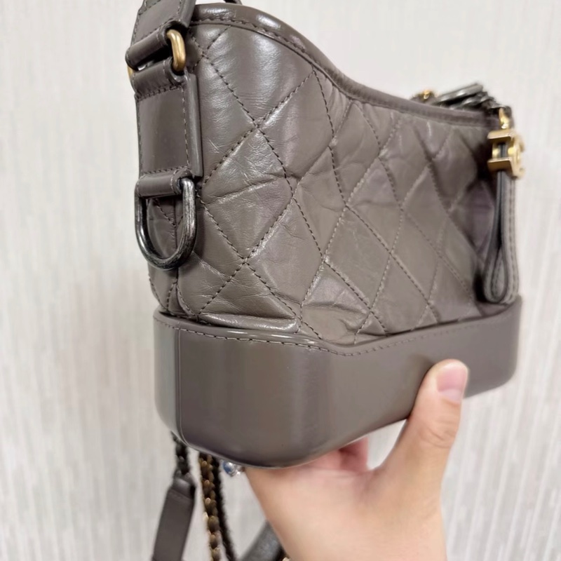 【95%新 ✨ 全網最低價】chanel 流浪包 小號 大象灰色 顏色特別高級-5