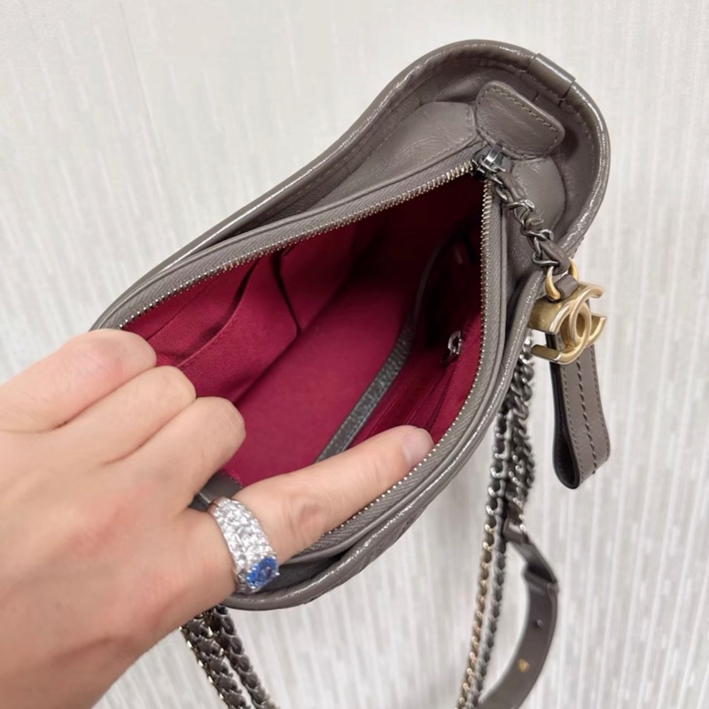 【95%新 ✨ 全網最低價】chanel 流浪包 小號 大象灰色 顏色特別高級-7