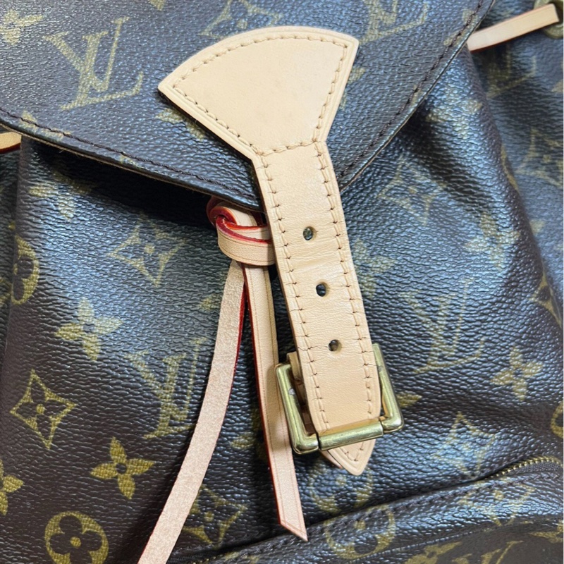 【90%新✨全網最平】LV Montsouris 老花抽繩系帶書包|背包|雙肩包-1